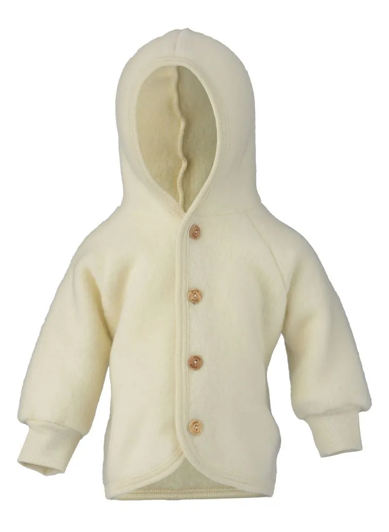 Engel Natur - 100% wol-fleece vestje-jasje - Naturel