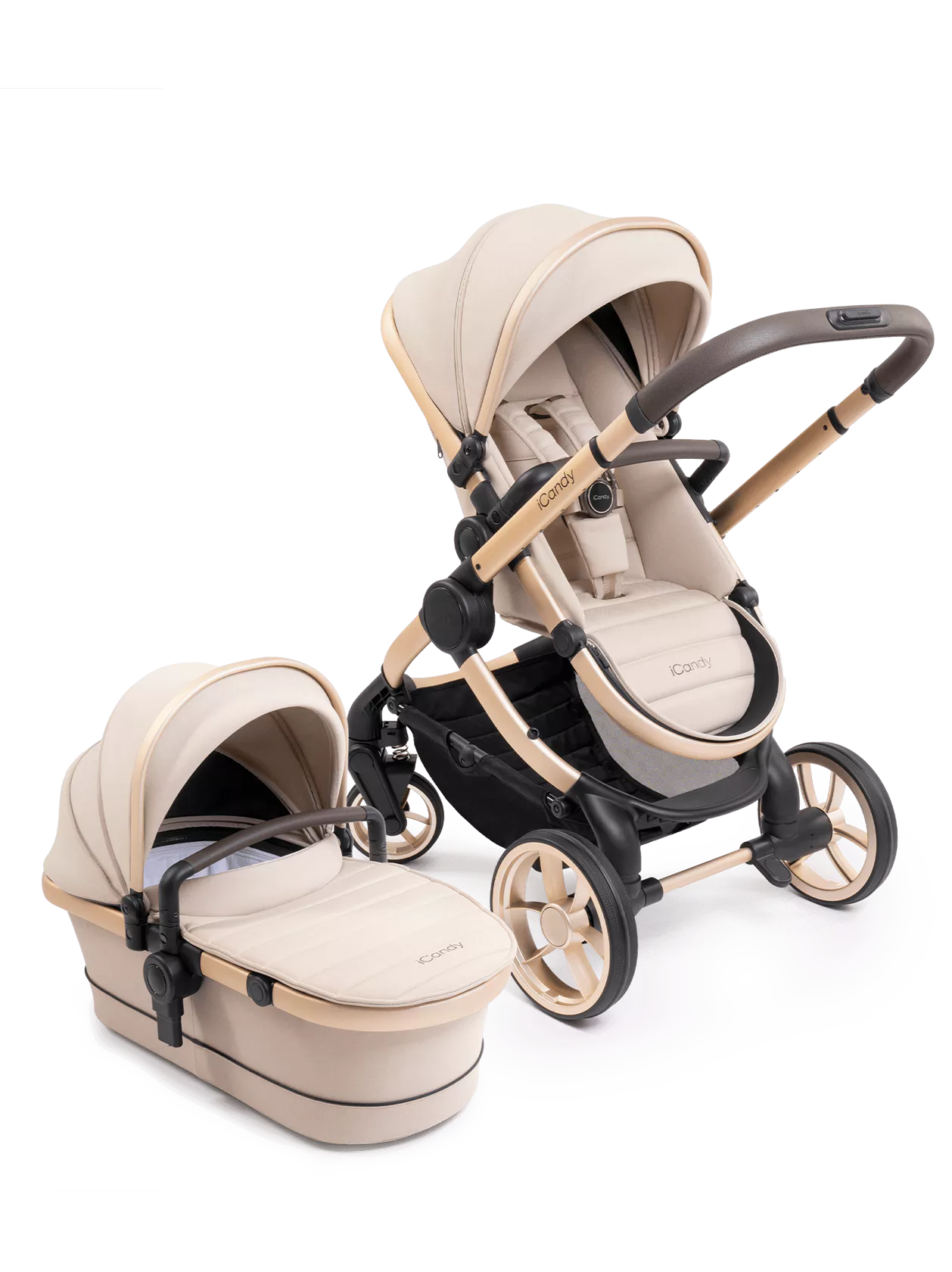 iCandy Kinderwagen 2-1 in kleur Peach Biscotti